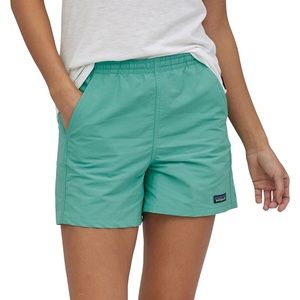 Teal PATAGONIA women’s 5” baggies shorts (M)
